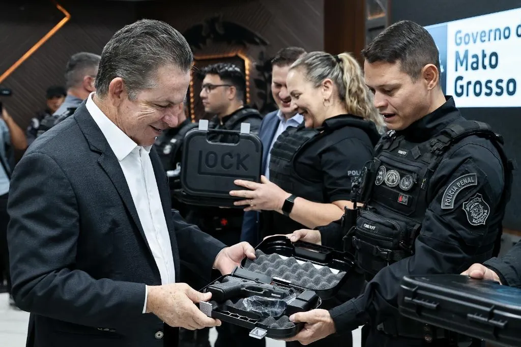 Aquisição contempla 100% dos profissionais da ativa e padroniza o armamento de uso individual no Sistema Penitenciário